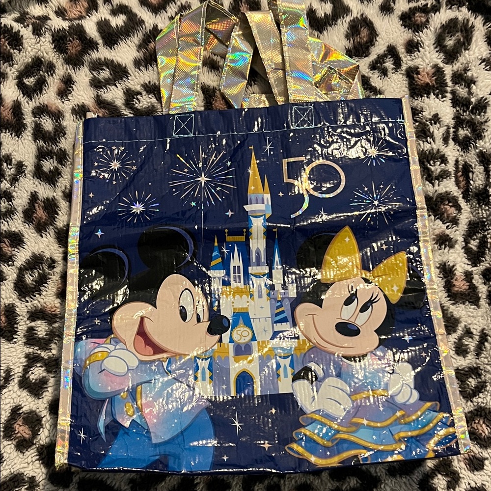 50th Anniversary Disney Mickey and Minnie Tote Bag
